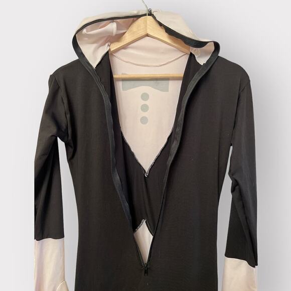 Morphsuit Halloween Costume Mens Small Tuxedo Bodysuit Full Body Suit Cosplay - Picture 7 of 9